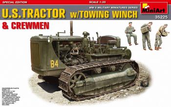 Miniart 1:35 - U.S.Tractor  w/Towing Winch & Crewmen (Spec Ed)