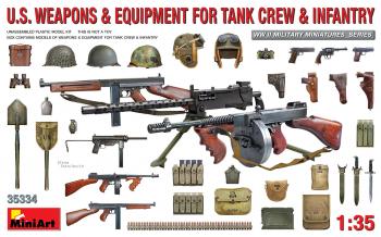 Miniart 1:35 - U.S. Weapons and Equipment (Tank Crew)