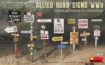 Miniart 1:35 - Allied Road Signs - European WWII