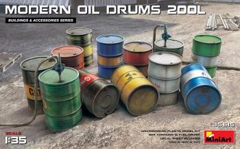 Miniart 1:35 - Modern Oil Drums (200l)