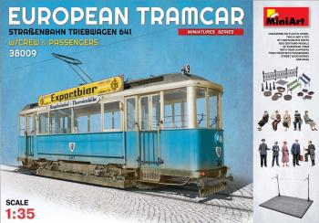 Miniart 1:35 - European Tram Car with Crew & Passengers