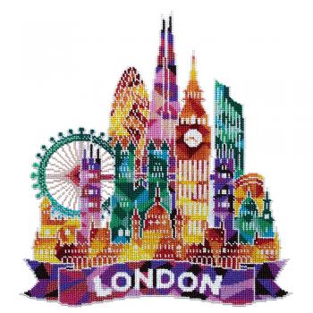 Miniart Crafts -  London Skyline Bead Embroidery Kit