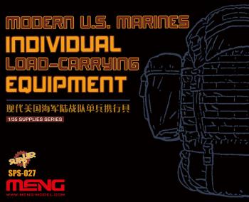Meng Model 1:35 - Modern US Marines Individual Load Carrying Equipment (Resin)