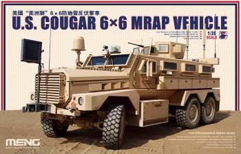 Meng Model 1:35 - US Cougar 6 x 6 MRAP Vehicle