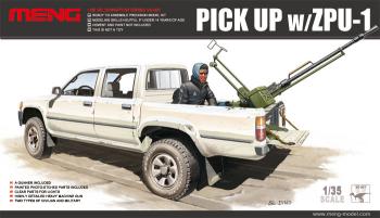 Meng Model 1:35 - Toyota Hilux Pick Up Truck w/ ZPU1 Anti-tank Gun