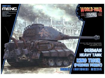 Meng Model - German King Tiger World War Toon