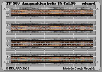 Eduard Photoetch (Zoom) 1:35 - Ammunition Belts US Cal.0.50