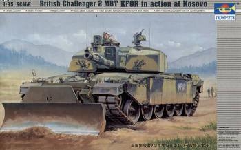 Trumpeter 1:35 - British Challenger 2 MBT KFOR in action at Koso