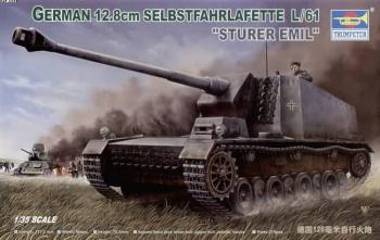 Trumpeter 1:35 - German 12.8cm L/61 Sturer Emil Tank Destroyer