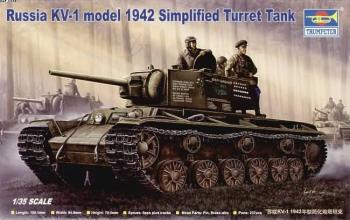Trumpeter 1:35 - Russia KV-1 model 1942 Simplified Turret Tank