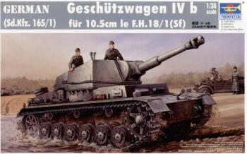 Trumpeter 1:35 - Geschutzwagen Ivb Sd.Kfz.165/1 with 10.5cm le FH18/1 (Sf) Gun