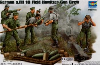 Trumpeter 1:35 - German (WWII) s.FH Field Howitzer Gun Crew.