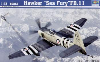 Trumpeter 1:72 - Hawker Sea Fury FB.II.