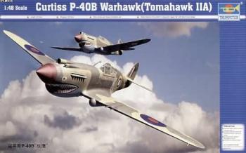 Trumpeter 1:48 - Curtiss P-40B Warhawk (Tomahawk MKIIA)