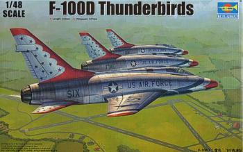 Trumpeter 1:48 - North-American F-100D Super Sabre Thunderbirds