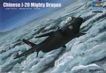 Trumpeter 1:144 - Chengdu J-20 Chinese Mighty Dragon
