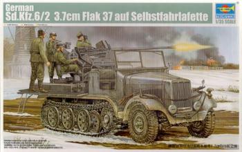 Trumpeter 1:35 - German Sd.Kfz.6/2 3.7cm Flak 37 auf Selbstfahrlafette