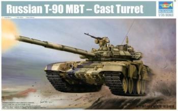 Trumpeter 1:35 - T-90 Russian MBT (Cast Turret)