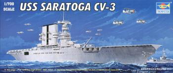 Trumpeter 1:700 - USS Saratoga CV-3