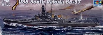 Trumpeter 1:700 - USS South Dakota BB-57