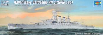 Trumpeter 1:700 - Italian Navy Battleship RN Littorio 1941