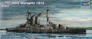 Trumpeter 1:700 - HMS Warspite 1915