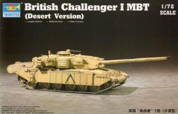 Trumpeter 1:72 - British Challenger 1 with Upgrade Armour