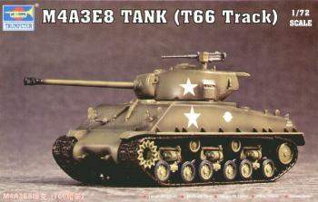 Trumpeter 1:72 - Sherman M4A3E8 (T66 Track)