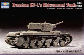 Trumpeter 1:72 - Russian KV-1s Ehkranami
