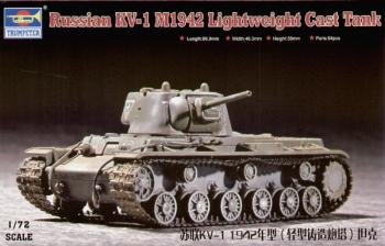 Trumpeter 1:72 - Russian KV-1 Model 1942 Lightweight Cast Turret
