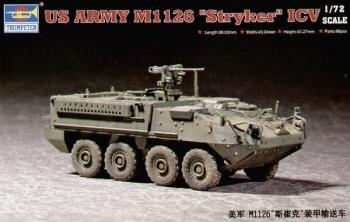 Trumpeter 1:72 - M1126 Stryker (Light Armoured Vehicle) ICV