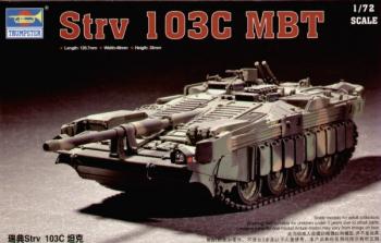 Trumpeter 1:72 - Swedish Strv 103C Main Battle Tank