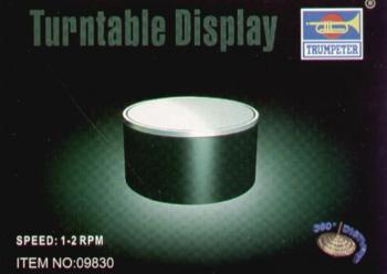 Trumpeter Turntable Display - 84 x 47mm