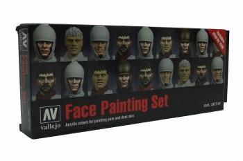 AV Vallejo Model Color Set - Faces Painting Set (x8)