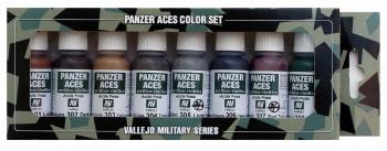 AV Vallejo Model Color Set - Panzer Aces No 2 (x8)