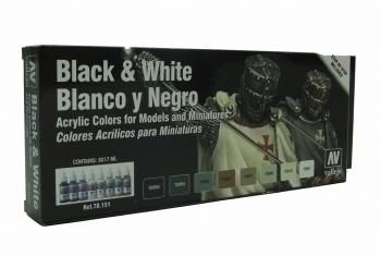 Model Color Set - Black and White