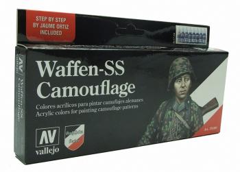 Model Color Set - Waffen SS Camouflage Paint Set