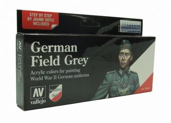 Model Color Set - German Field Grey Uniform Paint Set