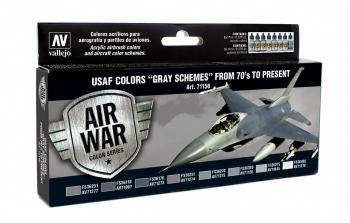 Model Air Set - USAF Colors "Gray Schemes" from 70's to present