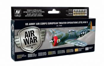 AV Model Air Set - US Army Air Corps ETO WWII (x8)
