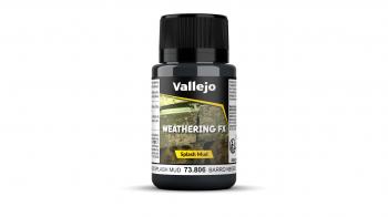 Vallejo Weathering Effects 40ml - Black Splash Mud 