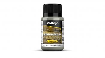Vallejo Weathering Effects 40ml - Industrial Thick Mud 