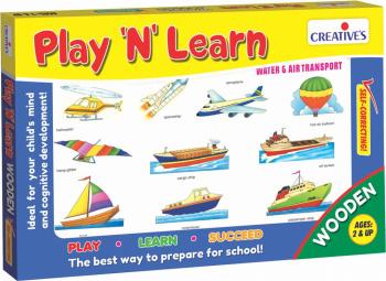 Creative Educational - Play N Learn - Water & Air Transport