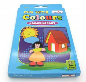 Creative Books - Fun with Colours - A set of 4 Books (Damaged Box)
