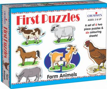 Creative Educational - First Puzzles - Farm Animals