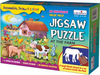 Creative Puzzles - Jigsaw Puzzles- At the Farm