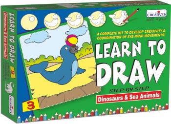 Creative Games - Learn to Draw-Dinosaurs & Sea Animals