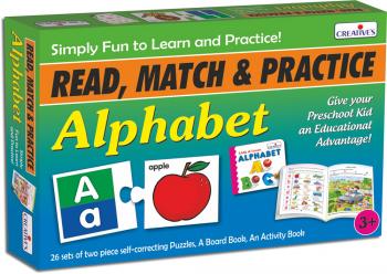 Creative Pre-School - Read, Match and Practice-Alphabet