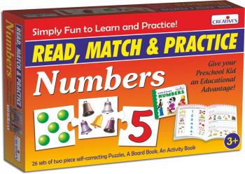 Creative Pre-School - Read, Match and Practice-Numbers