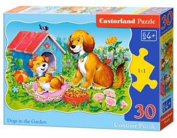 Castorland Jigsaw Classic 30 pc - Dogs in the Garden